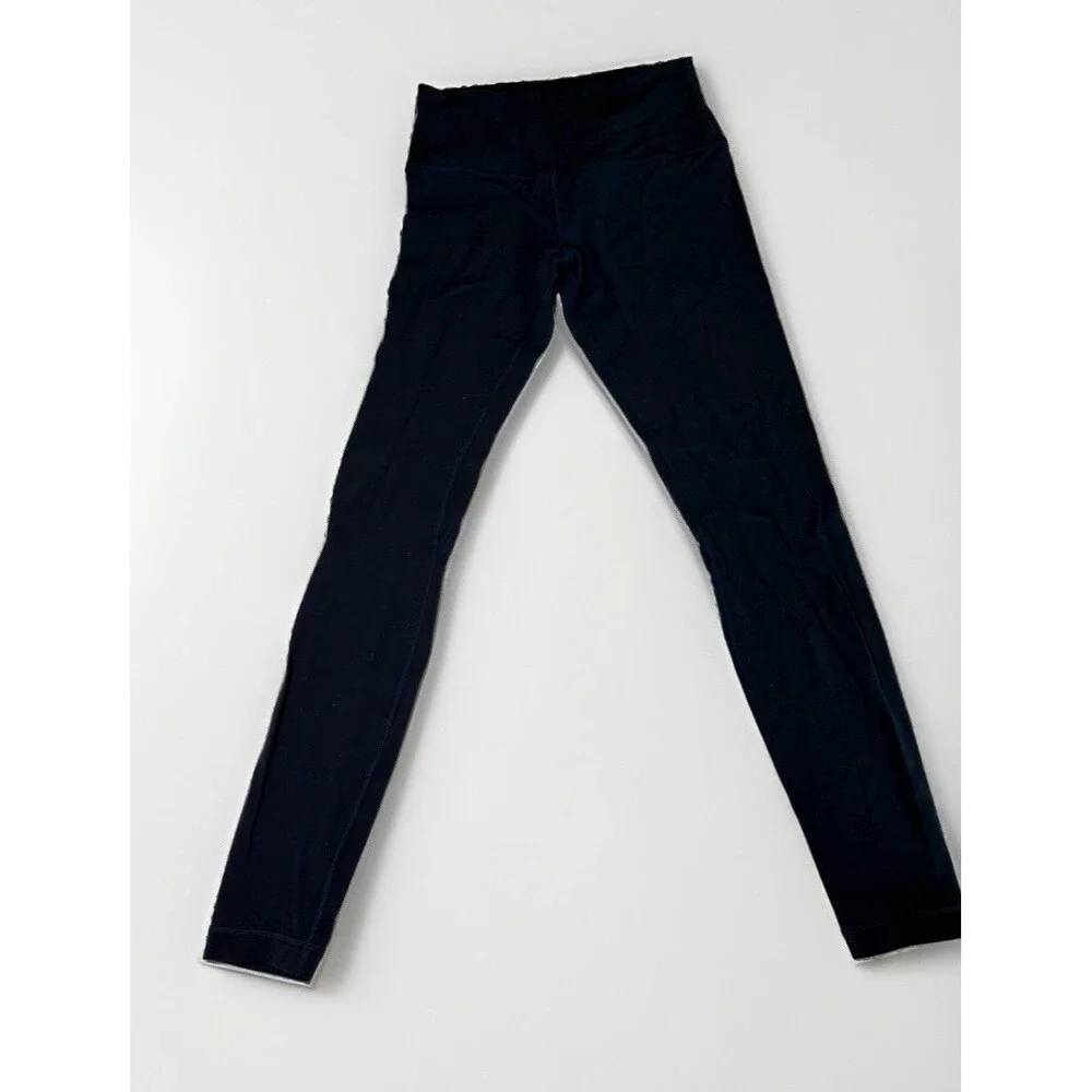 Lululemon Wunder Train High-Rise Leggings Women’s Size 8 Navy Blue Athletic